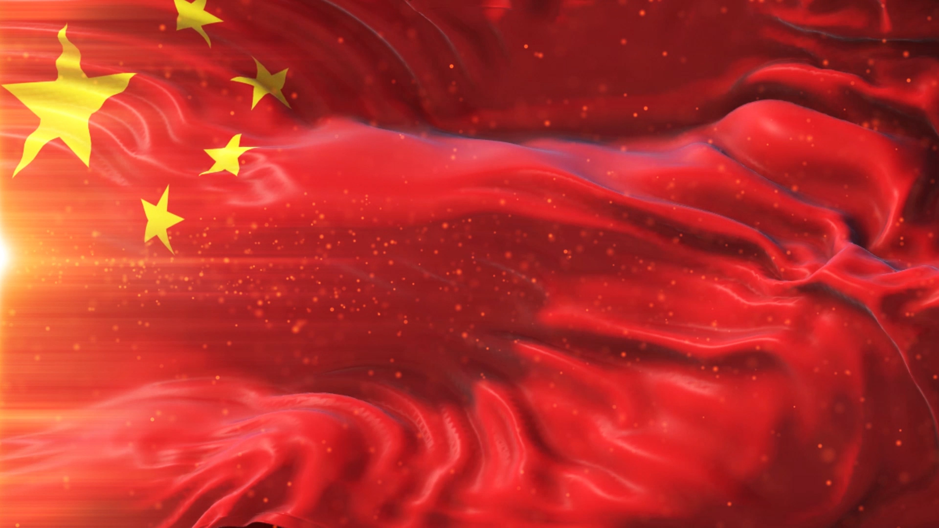 红色主题演讲朗诵配乐LED背景视频（4分29）