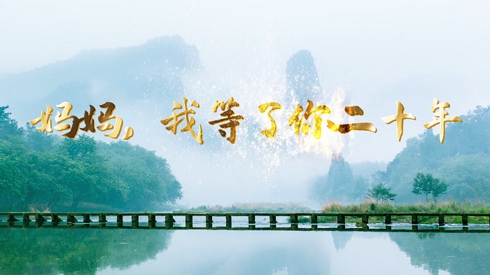 妈妈，我等了你二十年-母亲的爱主题演讲经典朗诵配乐led背景视频