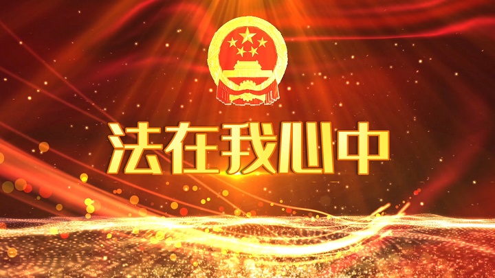 法在我心中-法制、宪法、校园安全主题演讲朗诵配乐led背景视频