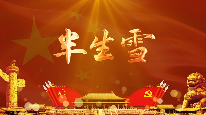 半生雪-流行歌曲舞蹈少儿歌舞舞台演出LED背景视频