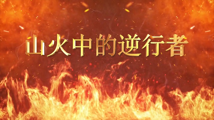 山火中的逆行者-森林消防安全主题演讲朗诵配乐背景视频