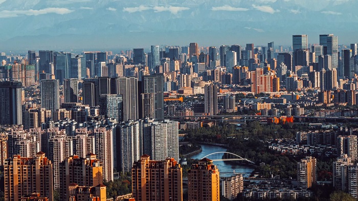 成都-我爱我的家乡成都，成都风光等主题演讲配乐背景视频